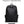 Black commuter backpack front view with dual zipper and top handle