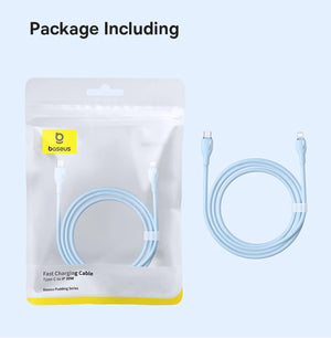 BASEUS Pudding Series 20W USB-C to Lightning Fast Charging Cable