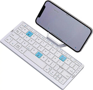 JOMAA Mini Foldable Rechargeable Bluetooth Wireless Keyboard