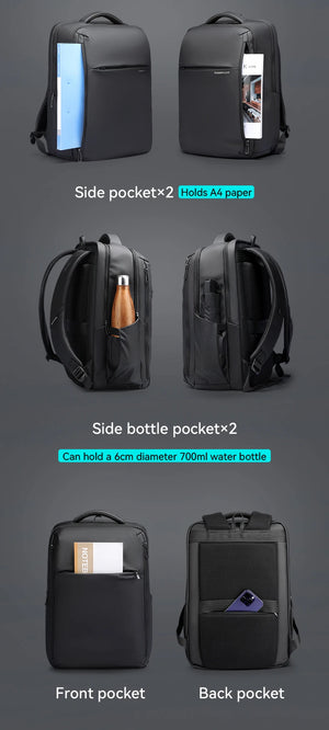 MARK RYDEN MR9418 Large Capacity Waterproof Travel Backpack