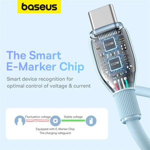 BASEUS Pudding Series 100W USB-C to USB-C Fast Charging Cable