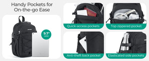 BAGSMART 3in1 Lightweight Cross Body and Compact Backpack