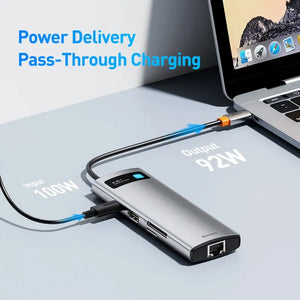 BASEUS Star Joy Series 8in1 USB-C Multiport Adapter and USB Hub