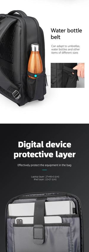 MARK RYDEN MR6033 Compact Durable Waterproof Business and Laptop Backpack
