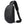 Black sling crossbody bag with adjustable shoulder strap and zippered front