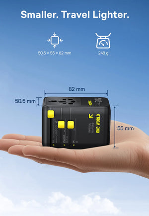 BASEUS PicoGo CG11 70W Universal Travel Adapter with Retractable Cable