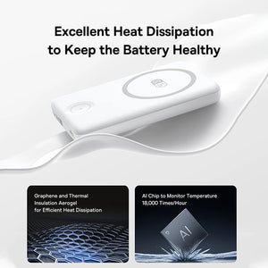 BASEUS EnerFill FT11 2in1 Magnetic Power Bank for iPhone and Apple Watch