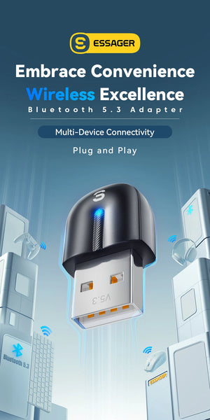 ESSAGER BT13 Bluetooth Adapter and USB Dongle