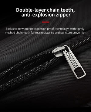 TIGERNU B3143 Large Capacity Waterproof Travel Backpack with USB Charging Port