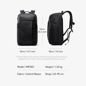 MARK RYDEN MR1831 Large Capacity Waterproof Laptop Backpack with USB Charging Port