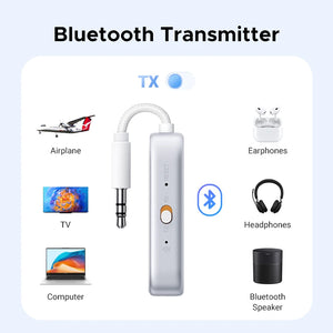 UGREEN CM872 2in1 Airplane Wireless Bluetooth Adapter