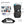 Black roll-top travel backpack with front zip pocket, side pocket, and large main compartment