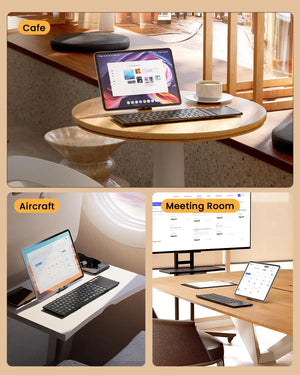 PROTOARC XK01 Foldable Rechargeable Wireless Keyboard with Touchpad