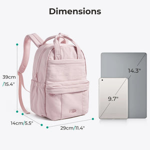BAGSMART Compact Lightweight Waterproof Travel Backpack