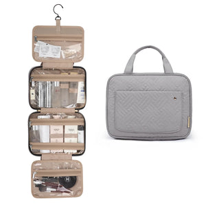 BAGSMART Lightweight Waterproof Cosmetic and Toiletries Bag