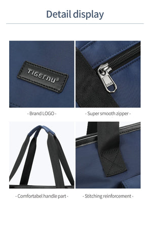 TIGERNU S8395 Lightweight Waterproof Folding Tote Bag