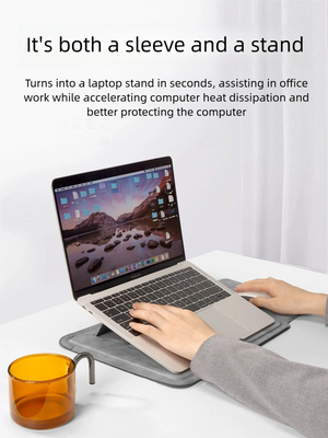TAIKESEN Multifunctional Lightweight Magnetic Laptop and Tablet Sleeve with Stand
