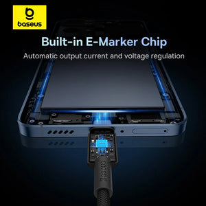 BASEUS Tungsten Gold 100W USB-C to USB-C Fast Charging Cable