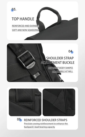 TIGERNU B9909 Detachable Waterproof Crossbody and Messenger Bag