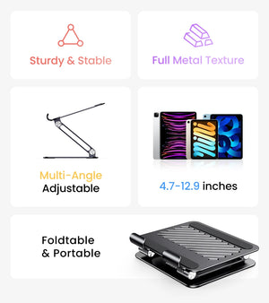 UGREEN Foldable Aluminium Tablet and Laptop Stand