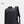Black waterproof travel backpack with front pocket and adjustable shoulder straps