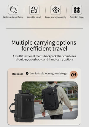 TIGERNU B9815 Large Capacity Lightweight Waterproof Travel Backpack