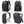 Waterproof travel backpack shown front, back, and side with adjustable shoulder straps
