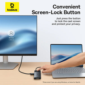 BASEUS Metal Gleam Series 10in1 USB-C Multiport Adapter and USB Hub