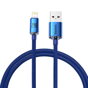 BASEUS Crystal Shine Series 2.4A USB-A to Lightning Fast Charging Cable