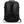 Black travel backpack with padded back panel and adjustable shoulder straps