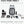 Large-capacity grey and black waterproof travel backpack for storing daily gear