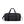 Waterproof duffel bag in black with top carry handle and detachable shoulder strap