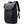 Black waterproof roll-top travel backpack with front flap pocket and straps