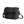 Black compact waterproof cross-body bag with flap and two front buckles