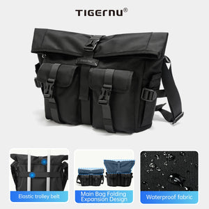 TIGERNU S81010 Large Capacity Waterproof Messenger Bag