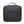 Black collapsible waterproof toiletries bag with top handle and front zip pocket