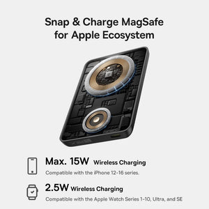 BASEUS EnerFill FT11 2in1 Magnetic Power Bank for iPhone and Apple Watch