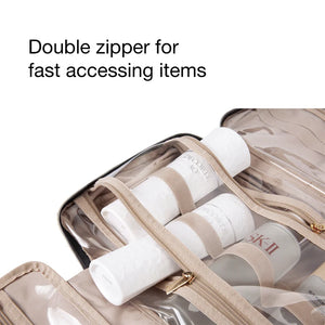 BAGSMART Lightweight Waterproof Cosmetic and Toiletries Bag