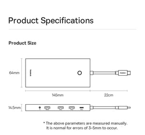 BASEUS PortalJoy Series 13in1 USB-C Multiport Adapter and USB Hub