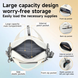 TIGERNU S81195 Large Capacity Waterproof Tote and Crossbody Bag