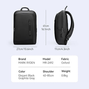 MARK RYDEN MR2492 Ultra Slim Lightweight Waterproof Compact Backpack
