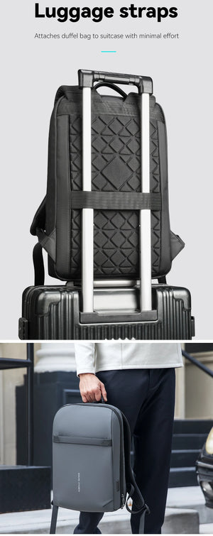 MARK RYDEN MR1113 Lightweight Waterproof Compact Backpack with USB Charging Port