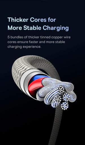 BASEUS Tungsten Gold 100W USB-C to USB-C Fast Charging Cable