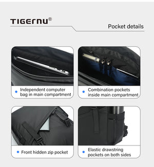 TIGERNU B9592 Lightweight Waterproof Compact Backpack