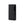 Black long bifold wallet with textured exterior and slim front card slot panel.