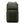 Olive green water-resistant travel backpack with textured fabric front panel