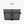 Black front view messenger bag with flap, center strap buckle, and zipper pocket