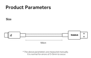 BASEUS Tungsten Gold 100W Type-C to USB-A Magnetic Coiled Charging Cable