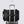 Black travel backpack with adjustable trolley strap and reinforced top carry handles