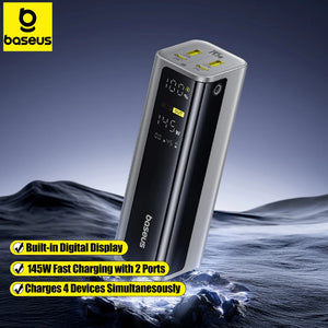 BASEUS EnerGeek GR12 Portable Power Bank with Smart Digital Display